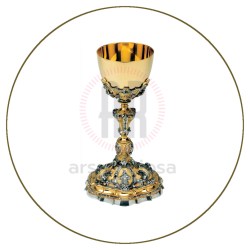 Calice_da_Messa_in_ottone_dorato_con_Sacro Cuore_e_gigli_CAL-3155(1)